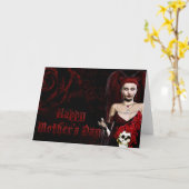 Dark Gothic -ファンタジーマザーズデイカード カード (黄色い花)