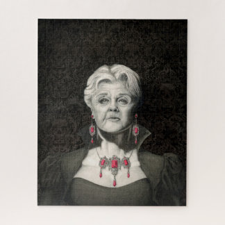 Dark Gothic Angela Lansbury Puzzle ジグソーパズル