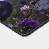 Dark Gothic Easter Scene with Glowing Eggs デスクマット (コーナー)