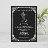 Dark Gothic Halloween wedding Invitation 招待状 (スタンド正面)