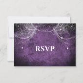 Dark Gothic Halloween Wedding RSVP Card (裏面)