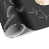 Dark Gothic Moon & Stars Wrapping Paper  ラッピングペーパー (ロールコーナー)