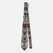 Dark Gothic Rose Pattern (1) ネクタイ (正面)