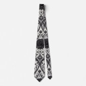 Dark Gothic Rose Pattern (3) ネクタイ (正面)