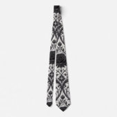 Dark Gothic Rose Pattern (3) ネクタイ (裏面)