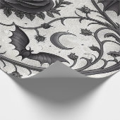 Dark Gothic Rose Pattern (3) ラッピングペーパー (角)