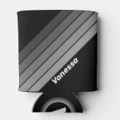 Dark Gradient Rainbow with Name 缶クーラー (裏面)