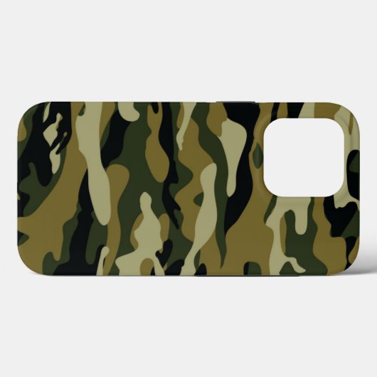 Dark Green Camo Case-Mate iPhoneケース (裏面 (横))