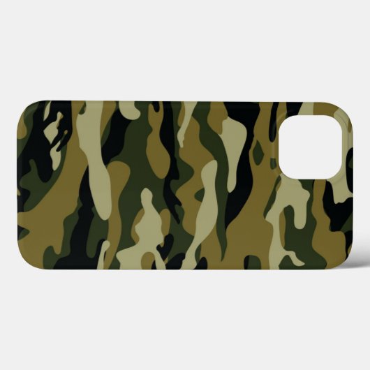 Dark Green Camo Case-Mate iPhoneケース (裏面 (横))