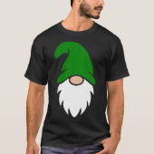 Dark Green Christmas Gnome Tシャツ (正面)