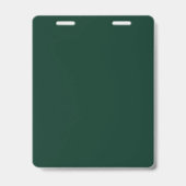 Dark Green Elegant Casual Own Name Handwriting バッジ (裏面)