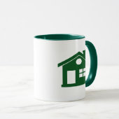 Dark Green Football Mug for Your Neighbor マグカップ (正面右)