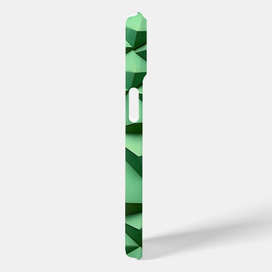 Dark Green Geometric iPhone Case Bold and Modern Case-Mate iPhoneケース (裏面 / 右)