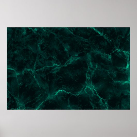 Dark green marble texture ポスター (正面)