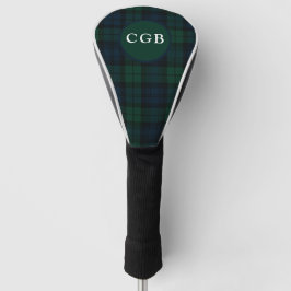 Dark Green Plaid Golf Towel ゴルフヘッドカバー