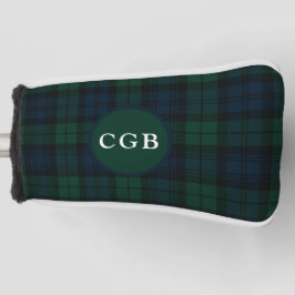 Dark Green Plaid Golf Towel ゴルフヘッドカバー