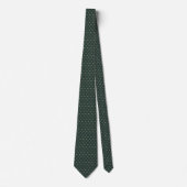 Dark Green Polka Dot ネクタイ (正面)