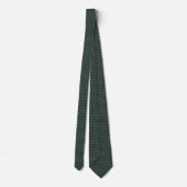 Dark Green Polka Dot ネクタイ (裏面)