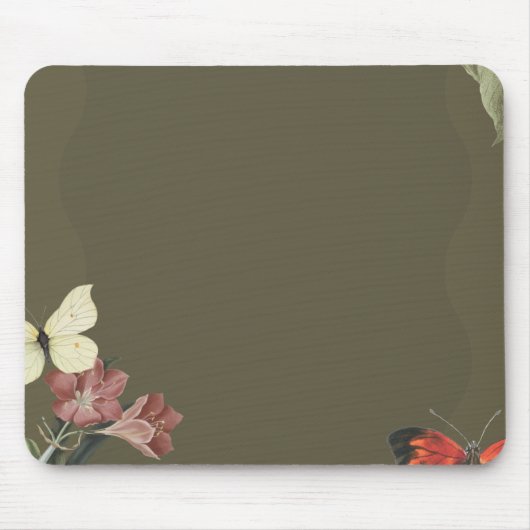 Dark Green Simple Mouse Pad マウスパッド (正面)