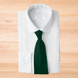 Dark Green Solid Color ネクタイ