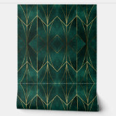 Dark Green with Gold Accents 壁紙 (ほどく)