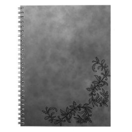 Dark Grey & Black Accent Notebook Chic Minimalist ノートブック