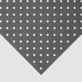 Dark Grey With White Polka Dots 薄葉紙 (詳細)