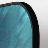 Dark Ground, Saturated Accents ピックルボールラケット (左詳細)