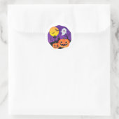 Dark Halloween Aesthetic Stickers ラウンドシール (バッグ)