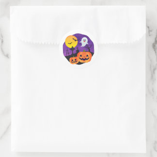 Dark Halloween Aesthetic Stickers ラウンドシール