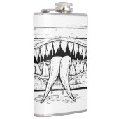 Dark Horror Illustration – Surreal Monster Chest  フラスク (右)