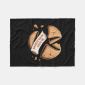 Dark Humor Cynical Sarcastic Emotional Honesty Pes フリースブランケット (正面(横))