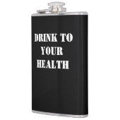 Dark Humor Flask by Skullnskin / J. H. Thornton フラスク (左)