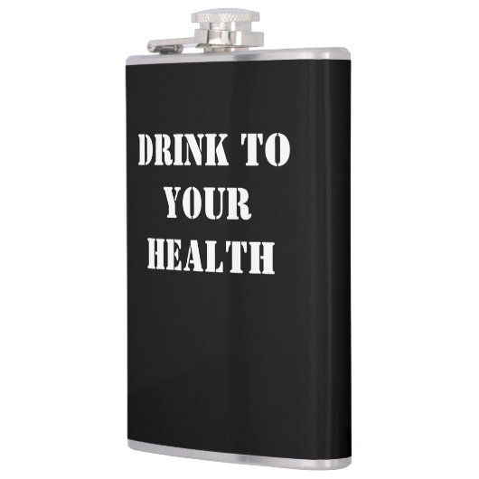 Dark Humor Flask by Skullnskin / J. H. Thornton フラスク (左)