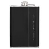 Dark Humor Flask by Skullnskin / J. H. Thornton フラスク (裏面)