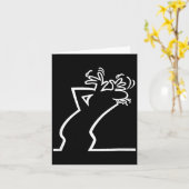 Dark Humor Sarcasm Funny Quote Witty Irony Office カード (黄色い花)