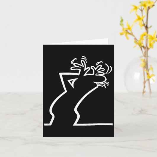 Dark Humor Sarcasm Funny Quote Witty Irony Office カード (黄色い花)