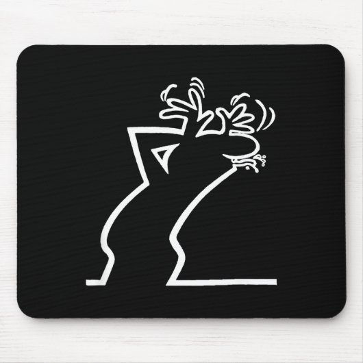 Dark Humor Sarcasm Funny Quote Witty Irony Office  マウスパッド (正面)