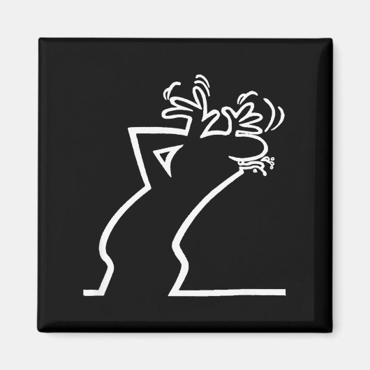 Dark Humor Sarcasm Funny Quote Witty Irony Office  マグネット (正面)