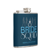 Dark ID252上の花嫁スクワッドシルエット白 フラスク (右)