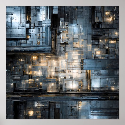 Dark Industrial Texture: Dystopian Circuit ポスター (正面)