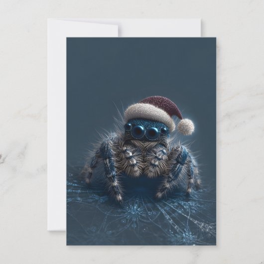 Dark Jumping Spider Christmas Cards シーズンカード (正面)