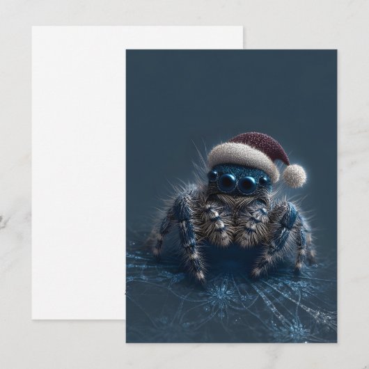 Dark Jumping Spider Christmas Cards シーズンカード (正面/裏面)