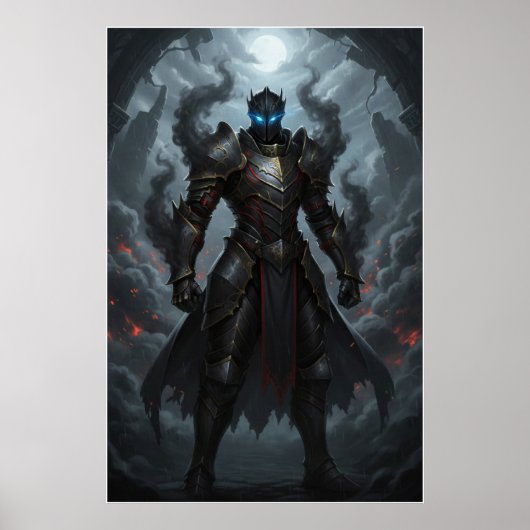 Dark Knight of the Burning Realm Art Poster ポスター (正面)