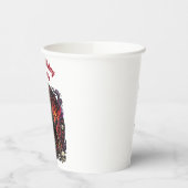 Dark Knight RPG Warrior Anime Chibi Gamer Birthday 紙コップ (左)