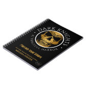 Dark Knightsロゴ6.5インチx 8.75インチスパイラルノートブック ノートブック (左側)