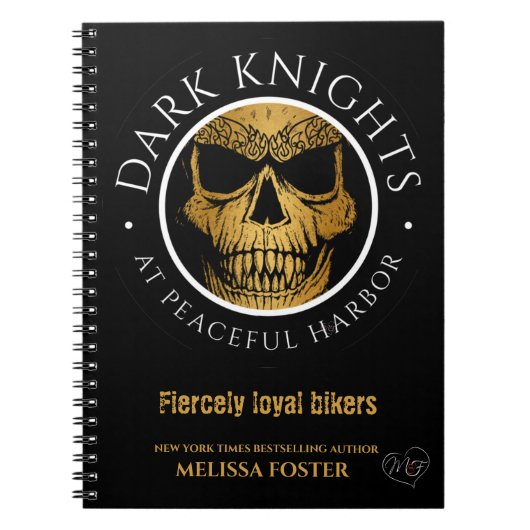 Dark Knightsロゴ6.5インチx 8.75インチスパイラルノートブック ノートブック (正面)