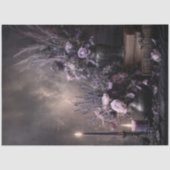 Dark Lavender Floral Bouquet for Decoupage 薄葉紙 (正面)