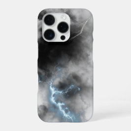 Dark Lightning Aesthetic Phone Case iPhone 16 Proケース
