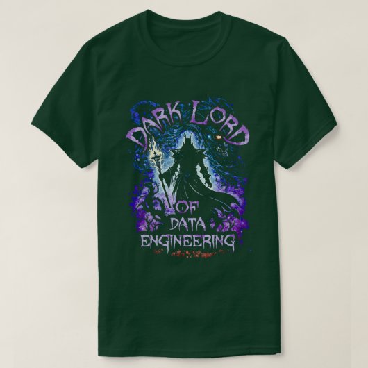 Dark Lord Of Dataエンジニアリング Tシャツ (デザイン正面)